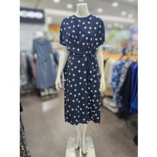 엠씨 세이브존06 여름 도트무늬 면 원피스 C32O263