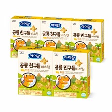 일동후디스 아이얌 공룡친구들 비스킷 30g x 2p, 치즈맛, 60g, 5개