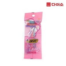 [다이소]BIC 두날 면도기3P(여성용면도기)-24400