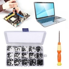450 PCS 노트북 나사 15사이즈 키트 컴퓨터 교체 모음 M2 M2.5 M3 전자 수리 공급 보관함용