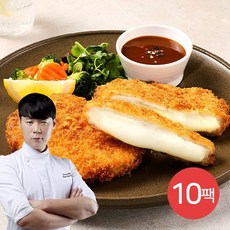 프레시지 [최현석] 풍미가득한 치즈돈까스 120g*10팩 + 트러플돈까스소스 1병, 없음, 10개