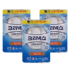 크리넥스 도톰한 에어터치 플러스 30롤, 3팩