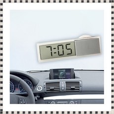 차량 전면유리 부착용 디지털 시계, 1개