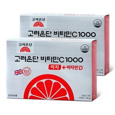 고려은단 비타민C1000 이지 + 비타민D 업그레이드 180정 (60정 x 3개), 2개