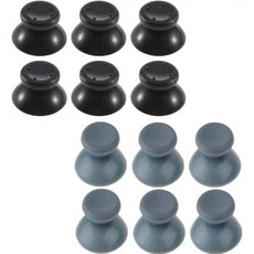 6PCS 플라스틱 엄지 스틱 조이스틱 캡 그립 커버 교체 Xbox 360 컨트롤러 액세서리 블랙, 검정색, 1개