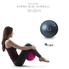 아따산 카르마 안티버스트 미니짐볼 (20~22cm), 샤크블루