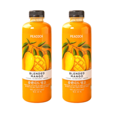 피코크 블렌디드 망고주스, 2개, 900ml