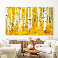 롤스크린나무숲그림