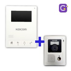 코콤 KOCOM 비디오폰인터폰보강 국산 4.3인치 KCV-R431E KCV-434 KCV-S701, 화이트