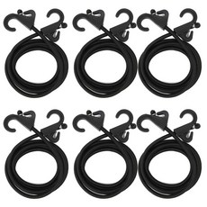CAMVEREST 핸드카트 고정끈 다용도 탄성로프, 6개