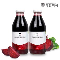 자연지애 오가닉 레드 비트 착즙 주스 750ml/300kcal(이탈리아)x2병, 단품