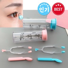 렌즈빼는도구 렌즈 끼는 도구 부드러운 실리콘 흡착봉 집게, r블루, 1개
