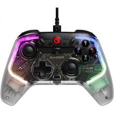 GameSir T4 Kaleid 투명 PC 컨트롤러 TV 박스용 유선, 1개