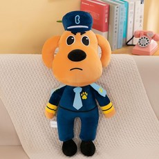 래브라도경장 인형 애착인형 sheriff labrador, 옐로우, M  45 cm