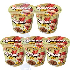 농심 짜파게티 범벅 70g, 5개