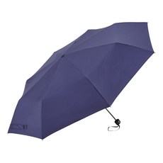 Waterfront 접이식 우산 우산 LESS IS MORE 도야마 썬더 인 백 나이트 블루 70 cm 직경이 큰 빅 사이즈 강한 바람에도 견딜 수 있는 내풍성 맨즈 U370-0819NV1-B0