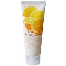 레몬 필링 젤 180ml 밝은 피부 깨끗한 피부 죽은 피부 제거, 단일상품