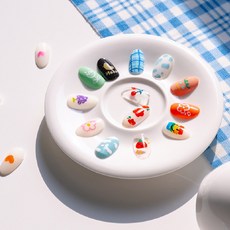 28색 손톱 관리 셀프 네일 아트 펜 프렌치 재료 세트 도트봉 곰돌이 그리기 꽃그리기 패디큐어 네일큐어 네일케어 네일펜 23008983, 24종, 1개