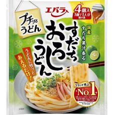 에바라 푸치투 우동 건더기가 들어간 쇠고기 스키야키 우동 126g 4개
