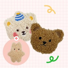 유배러워치 뽀글이 폼폼이 겨울 인형 붕어빵 그립 홀더 곰돌이 스마트톡 스마트 거치대 1+1, 옵션8, 1개