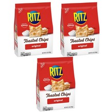 3개세트 리츠 토스티드 칩 오리지널 RITZ Toasted Chips Original Crackers, 229g, 3개