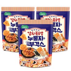 빠삭칩누룽지&부각스(김치볶음밥맛)220gX3봉/부각 누룽지 원물간식 빠삭칩 칩, 220g, 3개