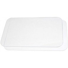 키친 카레 아크릴 플레이스매트 2 11.75" x 17.75" 클리어: 키친 카운터 매트: 키친 &amp; 다이닝, 단일옵션, 단일옵션