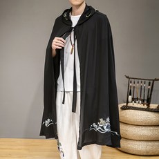 DIPYLON 남성 개량한복 중국식 당복 개량 중국풍 남복 트렌치코트 에스닉 빈티지 도복 하의