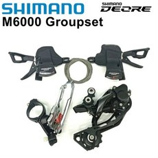 자전거 바이크 변속기 변속레버Shimano Deore M6000 자전거 앞 변속기 레버 오른쪽 왼쪽 20/30 속도 MTB 그, 01 M6000 Groupset 