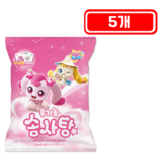 SAMG 캐치티니핑 무색소 유기농 솜사탕, 5개, 12g
