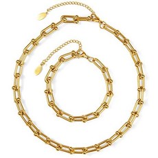 클립목걸이팔찌세트