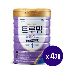 일동후디스 트루맘 뉴클래스 슈퍼프리미엄 분유 1단계, 800g, 4개