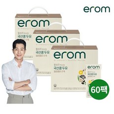 이롬 이롬 황성주박사의 국산콩두유 검은콩과17곡 190ml 60팩, 단일옵션,상세 설명 참조, 20입