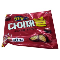 오리온 다이제볼미니166.4g(20.8g X 8봉지), 8개입, 20.8g