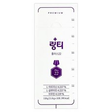 [링티] 링티 플러스22 (11.82g x 10포) 링티플러스 신제품_마시는 링거워터! (3 BOX 이상구매시 링티 전용 보틀 증정!), 11.82g, 10개