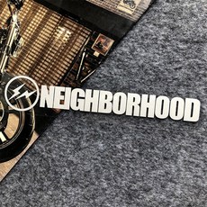 라이트닝 NEIGHBORHOOD 반사 자동차 스티커 창문 바디 앞 뒤 앞 유리 범퍼 트렁크 오토바이 기관차 데칼 장식, Silver, 1개