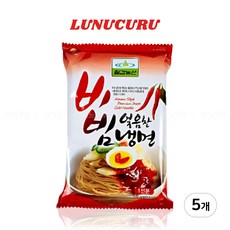 [칠갑농산] 얼음찬 비빔냉면, 142g, 5개