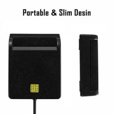 USB 2.0 스마트 카드 리더기 윈도우 리눅스용 교체 커넥터 DNIE ATM CAC IC ID 뱅크 SIM 복제기, 한개옵션2, 01 CHINA, 한개옵션1