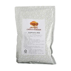 fm)큐팜스 초코 파우더 엔 1kg 카페 업소용 식자재 시럽 파우더, 1개
