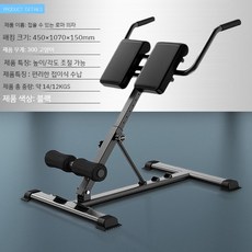 백 로망 체어 복근 운동기구 척추 기립근 힙업 벤치 백익스텐션