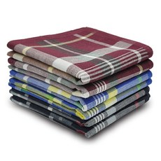Selected Hanky Mens Handkerchief Gift Set 명품손수건 6장 선물 세트 남성용
