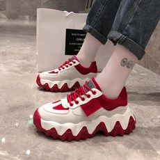 kirahosi 캐주얼 운동화 여성 통굽 패션 스니커즈 2020봄 36호+덧신증정 DDrqipnl