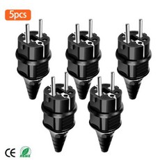 EU 일반 산업용 전원 플러그 러시아어 방수 어댑터 컨버터 소켓 배선 AC 250V 16A, 5개
