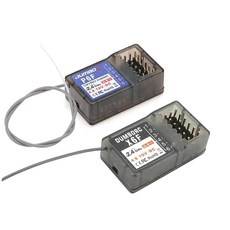4PCS DUMBORC2.4G 6 Channel RC Car Receiver X6F X6FG Combo for Boat Used DUMBORC X4 X6 X10 Transmitte, X6F 수신기 2개