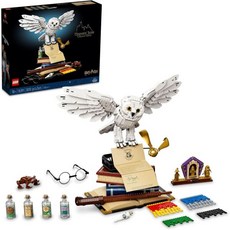 레고 해리 포터 호그와트 아이콘 Collectors Edition 76391 20주년 기념 수집형 헤드윅 올빼미 모델 3가지 독점 황금 미니 피규어 포함 덤블도어 맥고나걸 해그, Standard Packaging