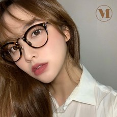 [먼데이룰즈] 국산 뿔테 콤비테 블루라이트 차단 시력보호 남녀공용 안경