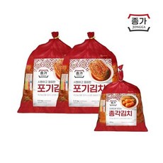 종가 종가집 중부식 포기김치 11kg + 총각김치 900g