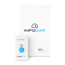 인포카 스위치 자동차 스캐너 IO180-OH android iOS동시호환 OBD2 / ELM327 / 자동차 진단기, 1개