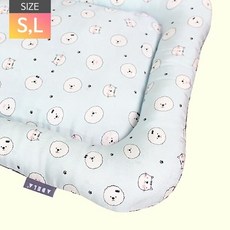 [아델라] 댕냥이 인견매트 블루S 강아지매트, 선택:단일상품