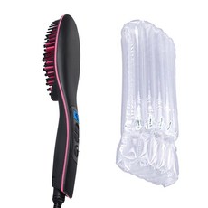 남성용 전기 헤어 스트레이트너 세라믹 핫 빗 가열 수염 브러시 전문 스타일링 도구, 검은 색, 우리를, 1개
